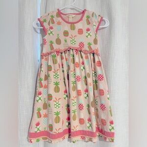 Matilda Jane short sleeve pineapple dress. Girls size 8